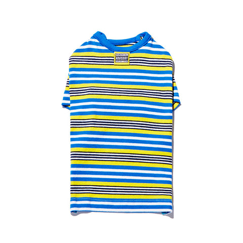 Multi Stripe T Blue/Yellow
